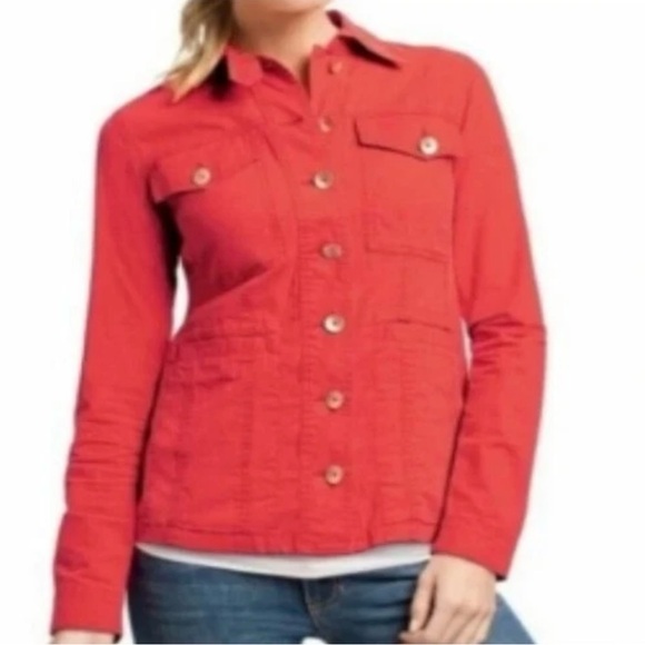 Cabi jacket style 727 Taylor blazer buttons red size large - Picture 3 of 13